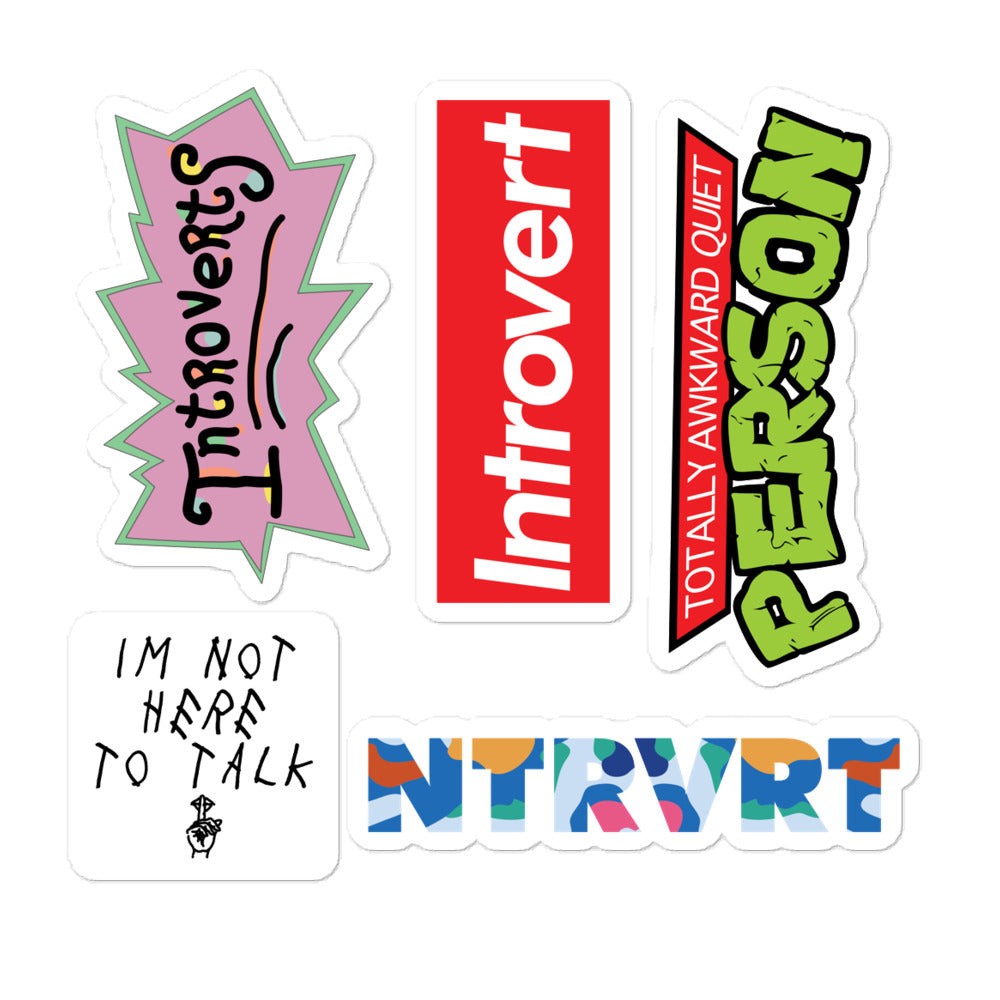 Introvertee’d Sticker Pack